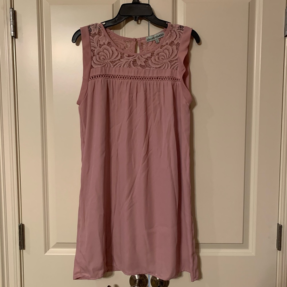 Blush pink dress